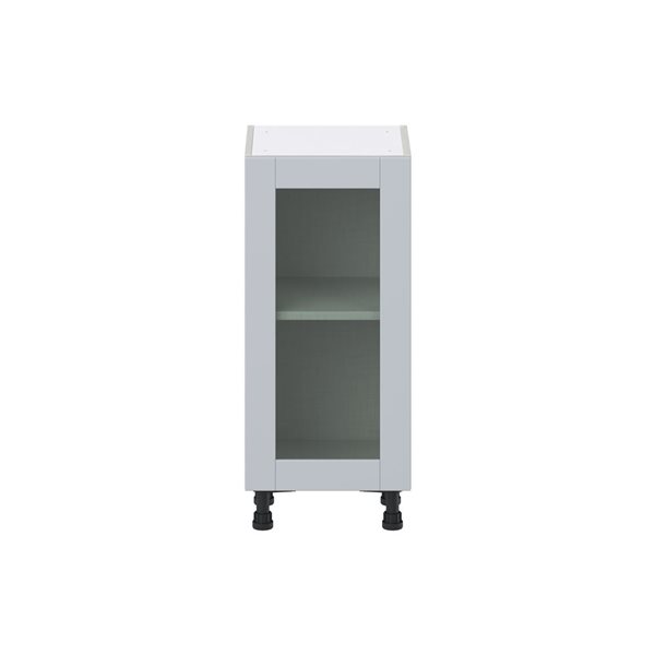 Hugo&Borg Charlesberg 15 x 34.5 x 14.88-in Light Grey Door Base Semi-Custom Cabinet