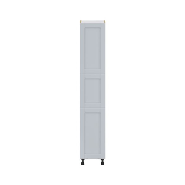 Hugo&Borg Charlesberg 15 x 84.5 x 24.88-in Light Grey Door Pantry Semi-Custom Cabinet