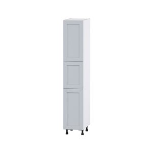 Hugo&Borg Charlesberg 15 x 84.5 x 24.88-in Light Grey Door Pantry Semi-Custom Cabinet