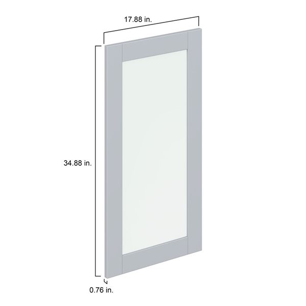 Hugo&Borg Charlesberg 17.88 x 34.88 x 0.75-in Cabinet Door Front