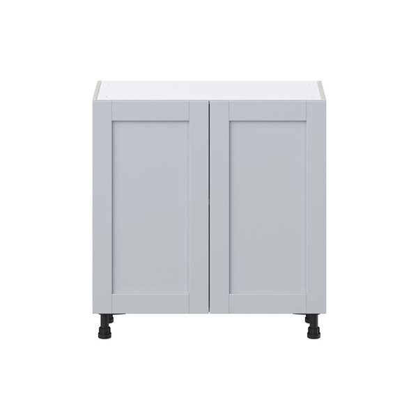 Hugo&Borg Charlesberg 33 x 34.5 x 14.88-in Light Grey Door Base Semi-Custom Cabinet