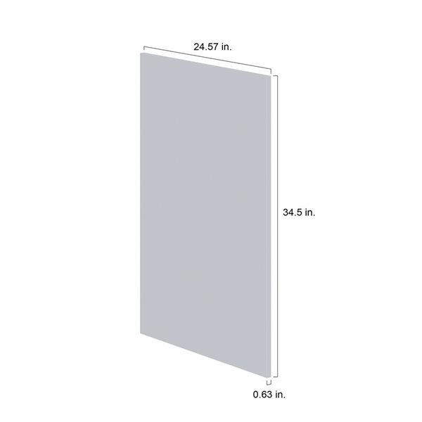 Hugo&Borg Charlesberg 34.5 x 24.57 x 0.63-in Cabinet End Panel