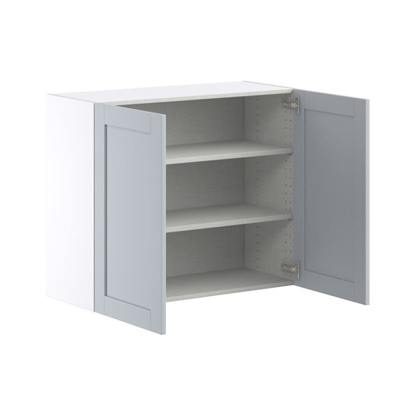 Hugo&Borg Charlesberg 36 x 30 x 14.88-in Light Grey Door Wall Semi-Custom Cabinet