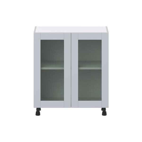 Hugo&Borg Charlesberg 30 x 34.5 x 14.88-in Light Grey Door Base Semi-Custom Cabinet