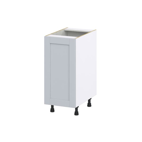 Hugo&Borg Charlesberg 15 x 34.5 x 24.88-in Light Grey Door and Drawer Base Semi-Custom Cabinet