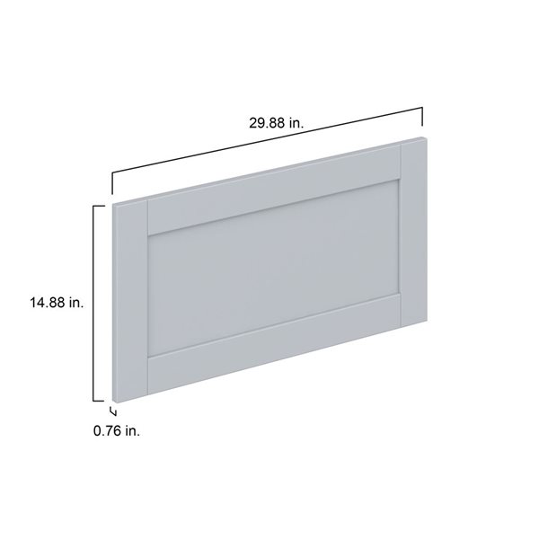 Hugo&Borg Charlesberg 29.88 x 14.88 x 0.75-in Cabinet Drawer Front