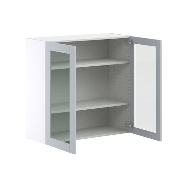 Hugo&Borg Charlesberg 36 x 35 x 14.88-in Light Grey Door Wall Semi-Custom Cabinet