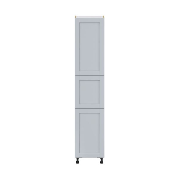 Hugo&Borg Charlesberg 18 x 89.5 x 24.88-in Light Grey Door Pantry Semi-Custom Cabinet