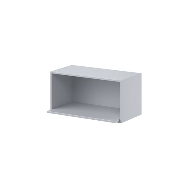 Hugo&Borg Charlesberg 30 x 15 x 18-in Light Grey Open Wall Semi-Custom Cabinet