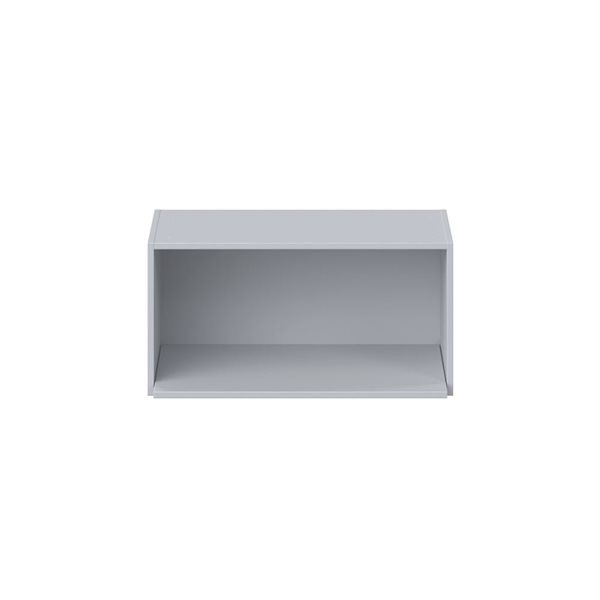 Hugo&Borg Charlesberg 30 x 15 x 18-in Light Grey Open Wall Semi-Custom Cabinet