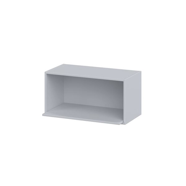 Hugo&Borg Charlesberg 30 x 15 x 18-in Light Grey Open Wall Semi-Custom Cabinet