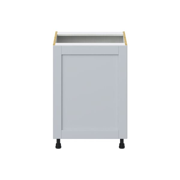 Hugo&Borg Charlesberg 24 x 34.5 x 24.88-in Light Grey Door and Drawer Base Semi-Custom Cabinet