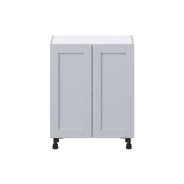 Hugo&Borg Charlesberg 27 x 34.5 x 14.88-in Light Grey Door Base Semi-Custom Cabinet