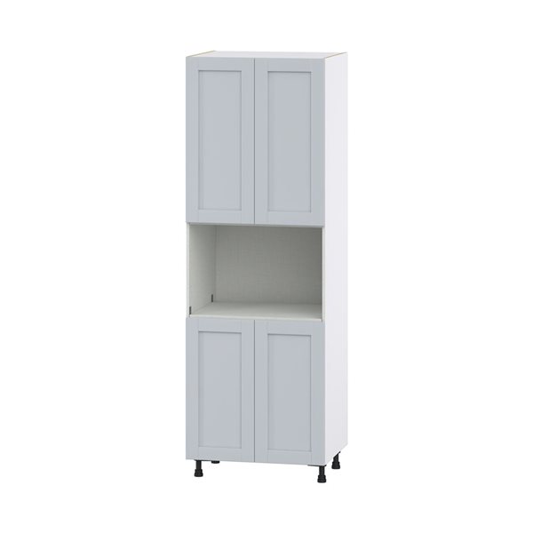 Hugo&Borg Charlesberg 30 x 89.5 x 24.88-in Light Grey Door Pantry Semi-Custom Cabinet