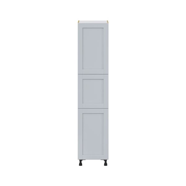 Hugo&Borg Charlesberg 18 x 84.5 x 24.88-in Light Grey Door Pantry Semi-Custom Cabinet