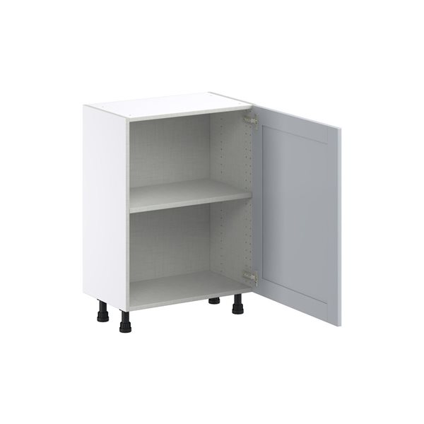 Hugo&Borg Charlesberg 24 x 34.5 x 14.88-in Light Grey Door Base Semi-Custom Cabinet