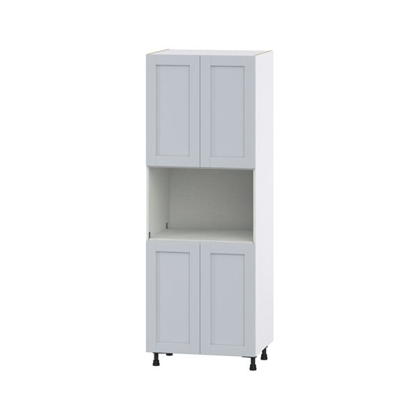 Hugo&Borg Charlesberg 30 x 84.5 x 24.88-in Light Grey Door Pantry Semi-Custom Cabinet