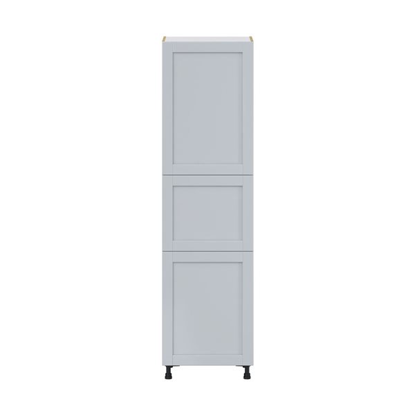 Hugo&Borg Charlesberg 24 x 89.5 x 24.88-in Light Grey Door and Drawer Pantry Semi-Custom Cabinet