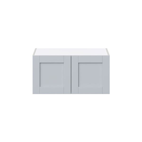 Hugo&Borg Charlesberg 30 x 15 x 24.88-in Light Grey Door Wall Semi-Custom Cabinet