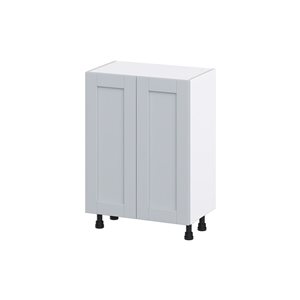 Hugo&Borg Charlesberg 24 x 34.5 x 14.88-in Light Grey Door and Drawer Base Semi-Custom Cabinet