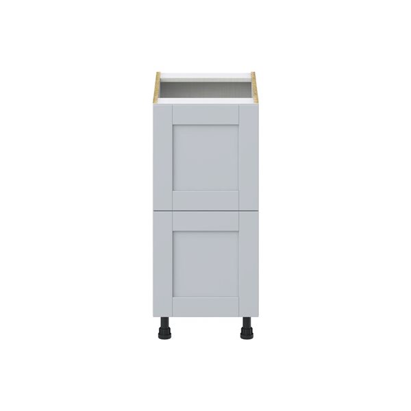 Hugo&Borg Charlesberg 15 x 34.5 x 24.88-in Light Grey Drawer Base Semi-Custom Cabinet