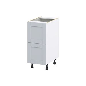 Hugo&Borg Charlesberg 15 x 34.5 x 24.88-in Light Grey Drawer Base Semi-Custom Cabinet