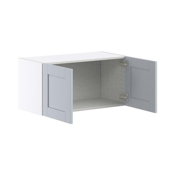 Hugo&Borg Charlesberg 30 x 15 x 14.88-in Light Grey Door Wall Semi-Custom Cabinet