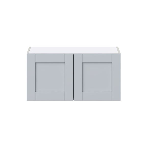 Hugo&Borg Charlesberg 30 x 15 x 14.88-in Light Grey Door Wall Semi-Custom Cabinet