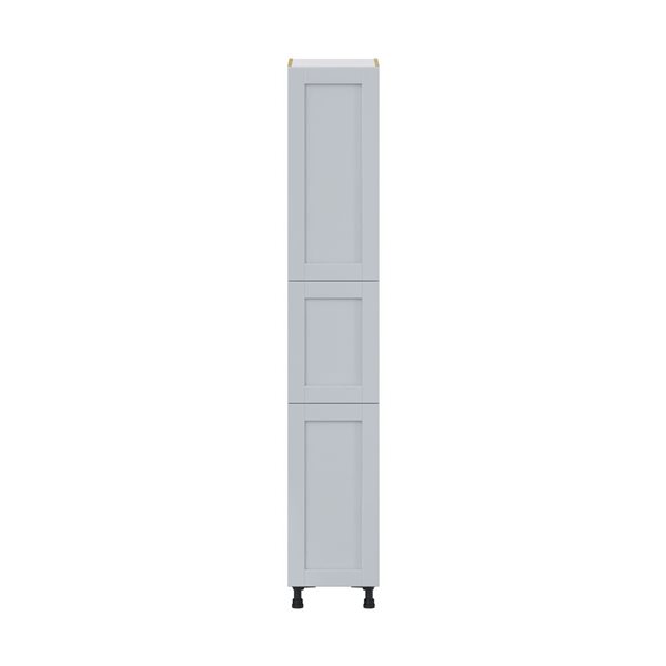 Hugo&Borg Charlesberg 15 x 89.5 x 24.88-in Light Grey Door and Drawer Pantry Semi-Custom Cabinet