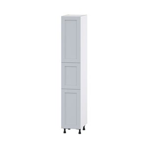 Hugo&Borg Charlesberg 15 x 89.5 x 24.88-in Light Grey Door and Drawer Pantry Semi-Custom Cabinet