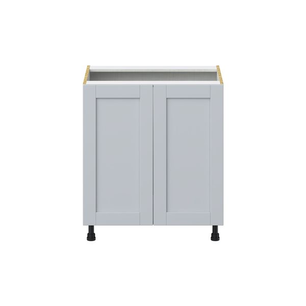 Hugo&Borg Charlesberg 30 x 34.5 x 24.88-in Light Grey Door Base Semi-Custom Cabinet