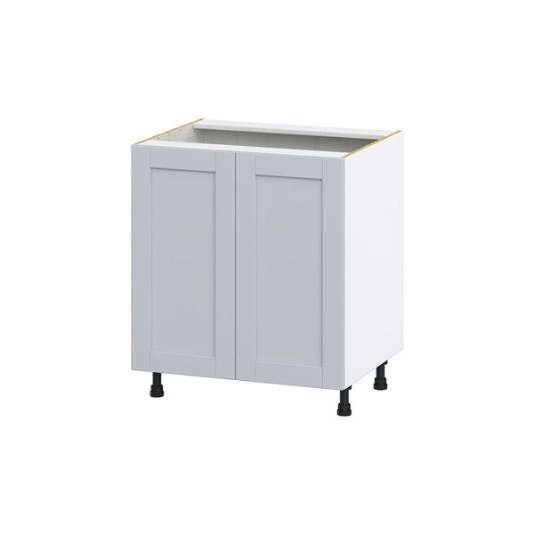 Hugo&Borg Charlesberg 30 x 34.5 x 24.88-in Light Grey Door Base Semi-Custom Cabinet