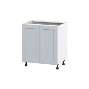 Hugo&Borg Charlesberg 30 x 34.5 x 24.88-in Light Grey Door Base Semi-Custom Cabinet