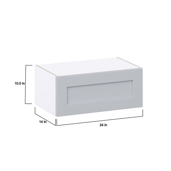 Hugo&Borg Charlesberg 24 x 10 x 14.88-in Light Grey Door Wall Semi-Custom Cabinet