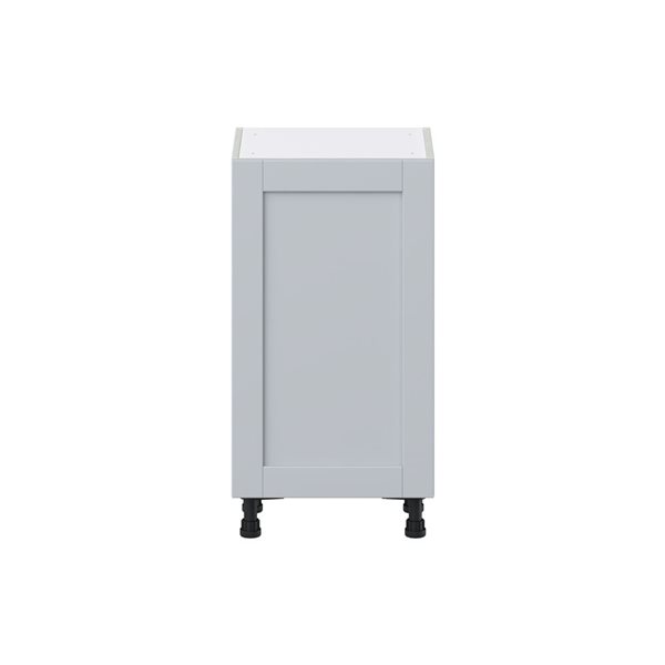 Hugo&Borg Charlesberg 18 x 34.5 x 14.88-in Light Grey Door and Drawer Base Semi-Custom Cabinet