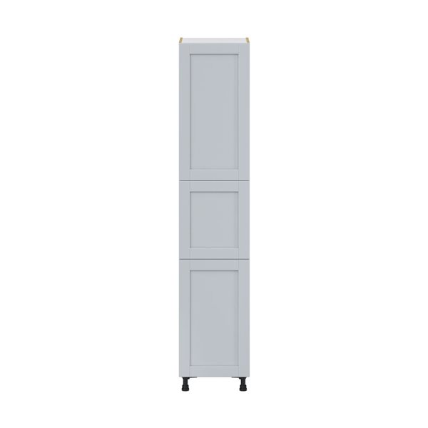 Hugo&Borg Charlesberg 18 x 89.5 x 24.88-in Light Grey Door and Drawer Pantry Semi-Custom Cabinet