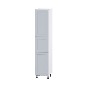 Hugo&Borg Charlesberg 18 x 89.5 x 24.88-in Light Grey Door and Drawer Pantry Semi-Custom Cabinet