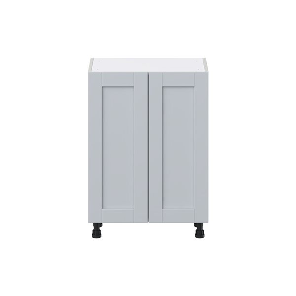 Hugo&Borg Charlesberg 24 x 34.5 x 14.88-in Light Grey Door Base Semi-Custom Cabinet