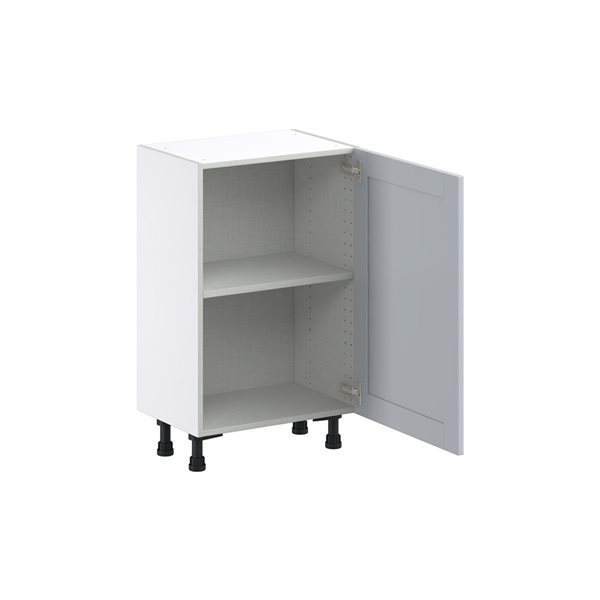 Hugo&Borg Charlesberg 21 x 34.5 x 14.88-in Light Grey Door Base Semi-Custom Cabinet