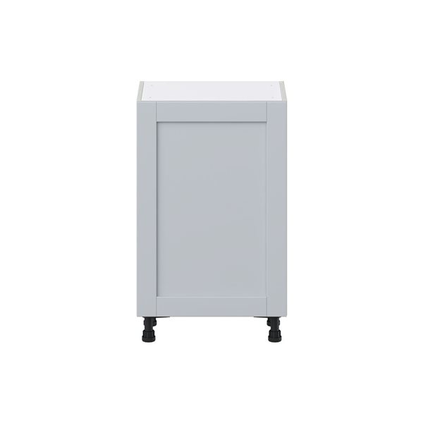 Hugo&Borg Charlesberg 21 x 34.5 x 14.88-in Light Grey Door Base Semi-Custom Cabinet