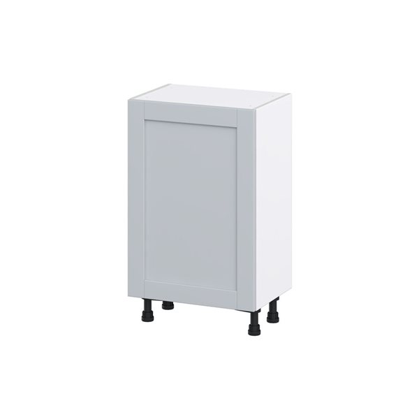 Hugo&Borg Charlesberg 21 x 34.5 x 14.88-in Light Grey Door Base Semi-Custom Cabinet