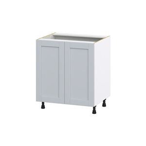 Hugo&Borg Charlesberg 30 x 34.5 x 24.88-in Light Grey Door and Drawer Base Semi-Custom Cabinet