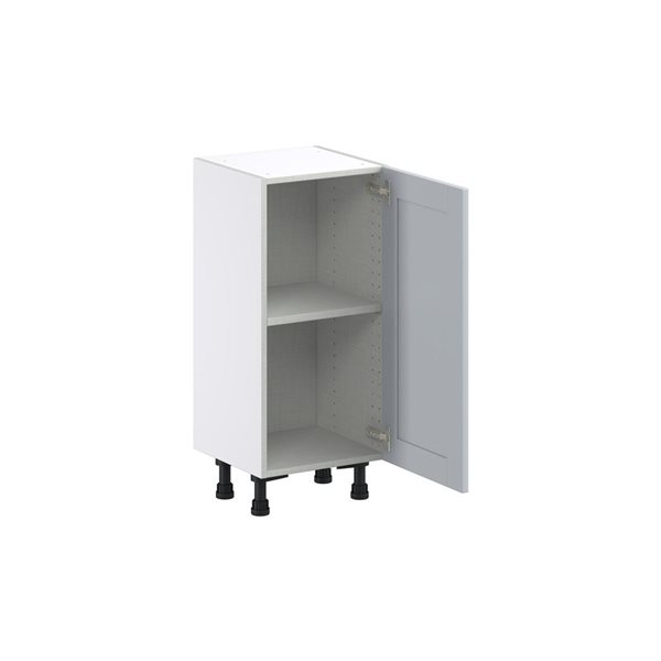 Hugo&Borg Charlesberg 15 x 34.5 x 14.88-in Light Grey Door Base Semi-Custom Cabinet