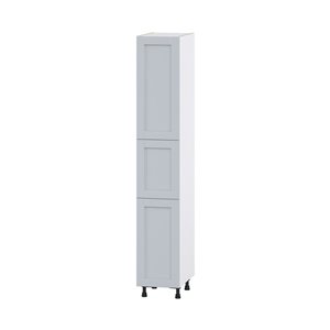 Hugo&Borg Charlesberg 15 x 89.5 x 24.88-in Light Grey Door Pantry Semi-Custom Cabinet