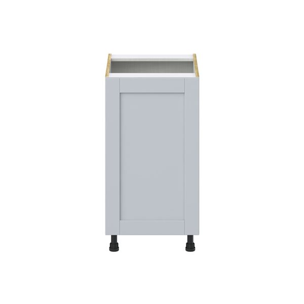 Hugo&Borg Charlesberg 18 x 34.5 x 24.88-in Light Grey Door and Drawer Base Semi-Custom Cabinet