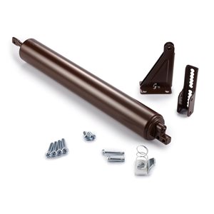 Ideal Security 10.5-in Brown Adjustable Hold-open Pneumatic Storm-Door Closer