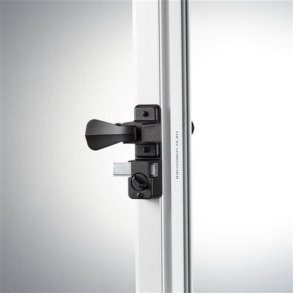 Ideal Security Matte Black Screen/Storm Door Matching Handleset