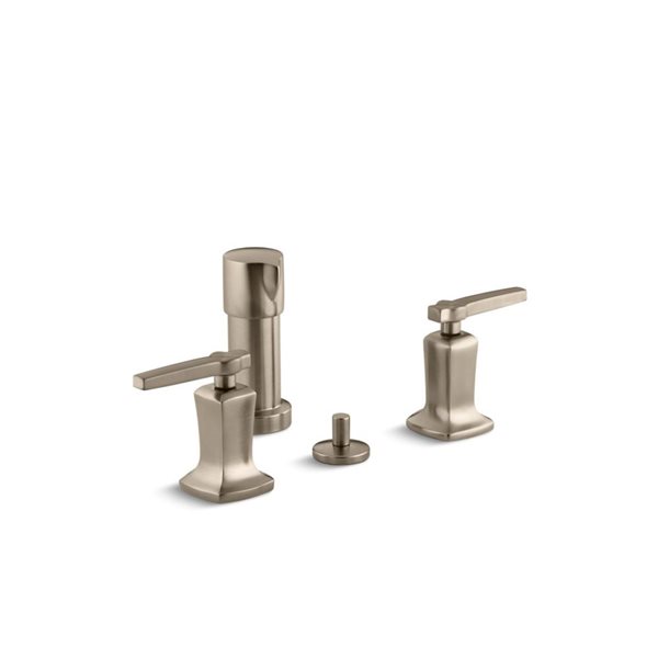 Kohler Margaux Vibrant Brushed Bronze Vertical Spray Bidet Faucet 16238 4 Bv Rona 3068