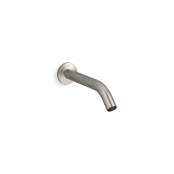 KOHLER Components Wall-Mount Brushed Nickel Bathtub Spout