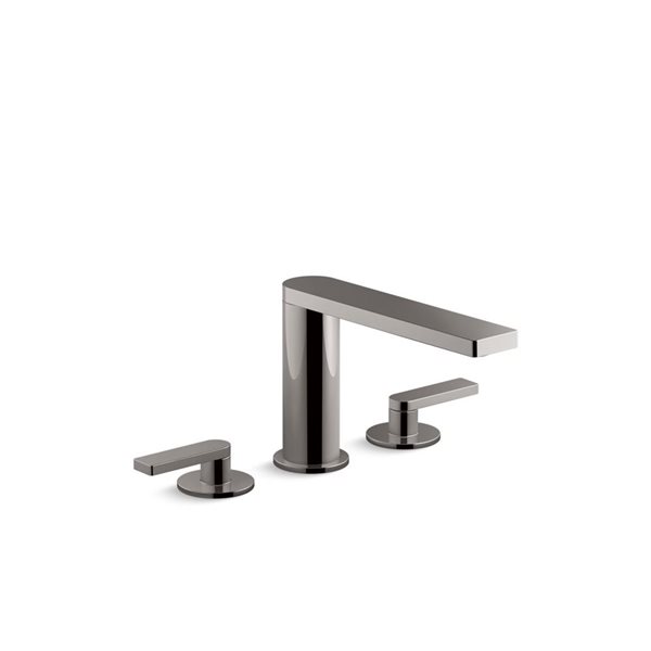 Kohler Composed Vibrant Titanium Two Lever Deck Mount Roman Bathtub Faucet 73081 4 Tt Rona